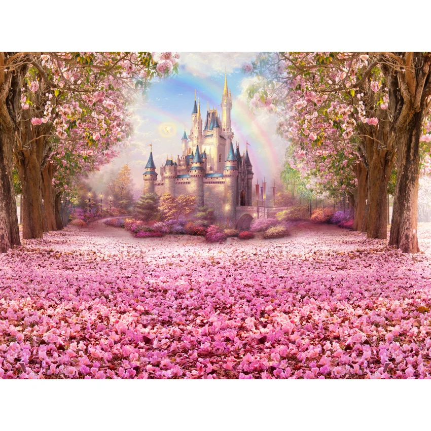 10x10ft Сказочный Виниловый фон для фотосъемки с изображением пляжа