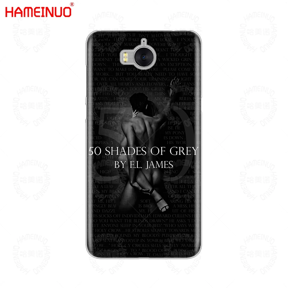 HAMEINUO пятьдесят темные оттенки сотового телефона чехол для huawei honor 3C 4X 4C 5C 5X 6 7 Y3 Y6 Y5
