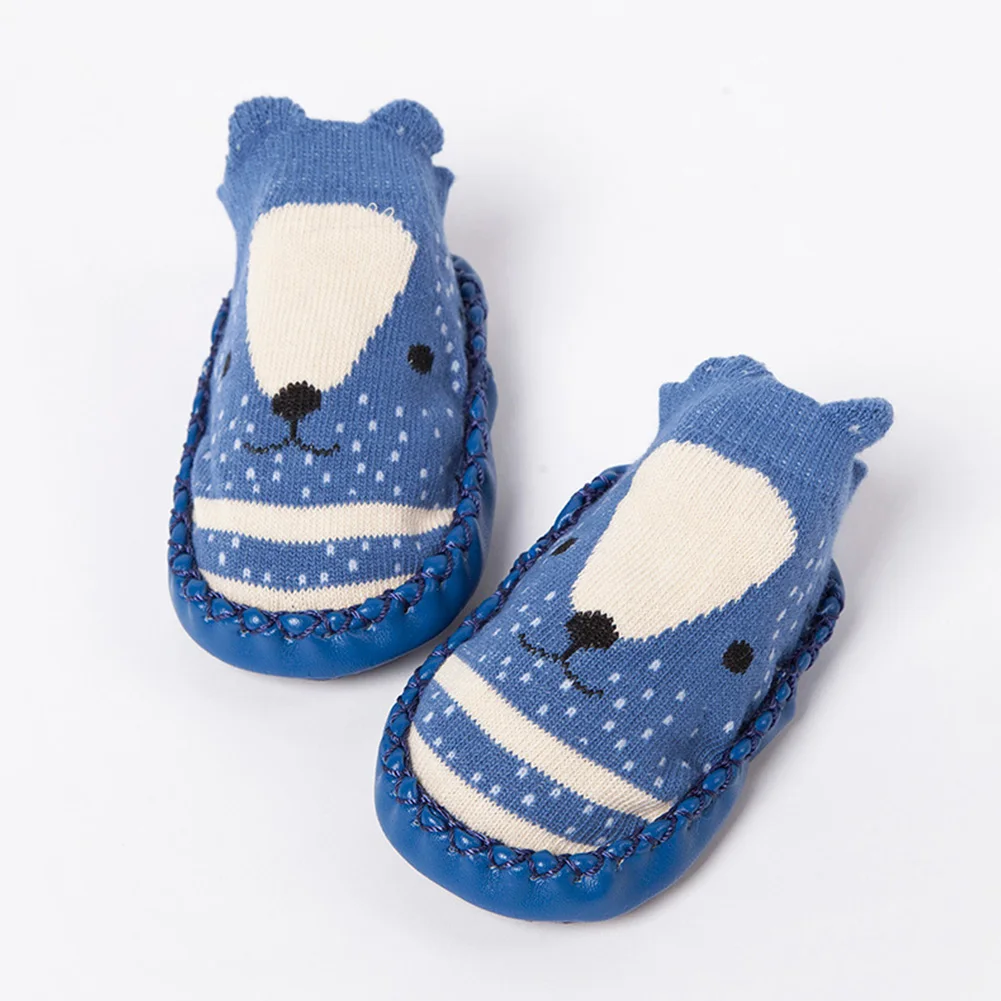 Baby Slipper Socks Toddler Boys Girls Anti-slip Warm Cotton Walking for 0-3 Years | Детская одежда и обувь