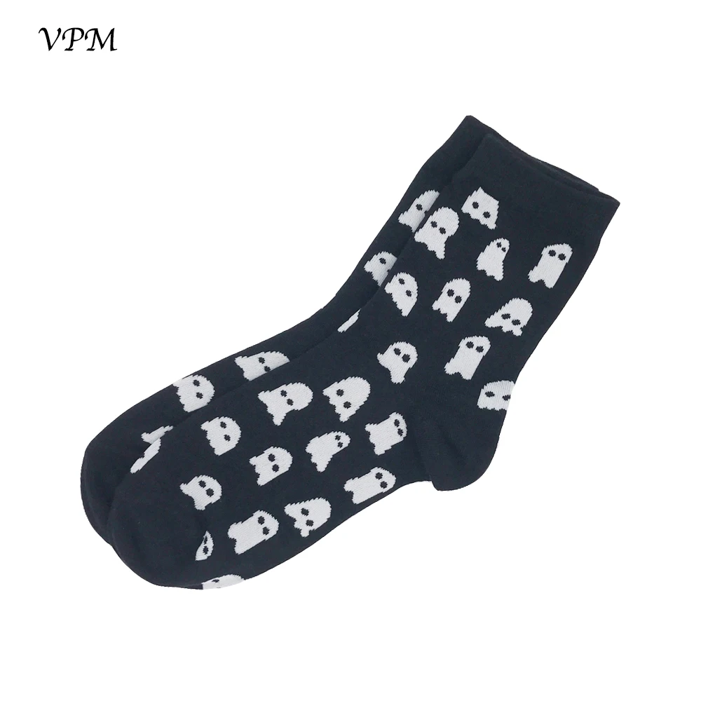 VPM, хлопковые женские носки, повседневная Милая уличная одежда, дизайн, забавные чужеродные свиньи, собаки, кошки, космический Принт, подарок для девочки - Цвет: C293