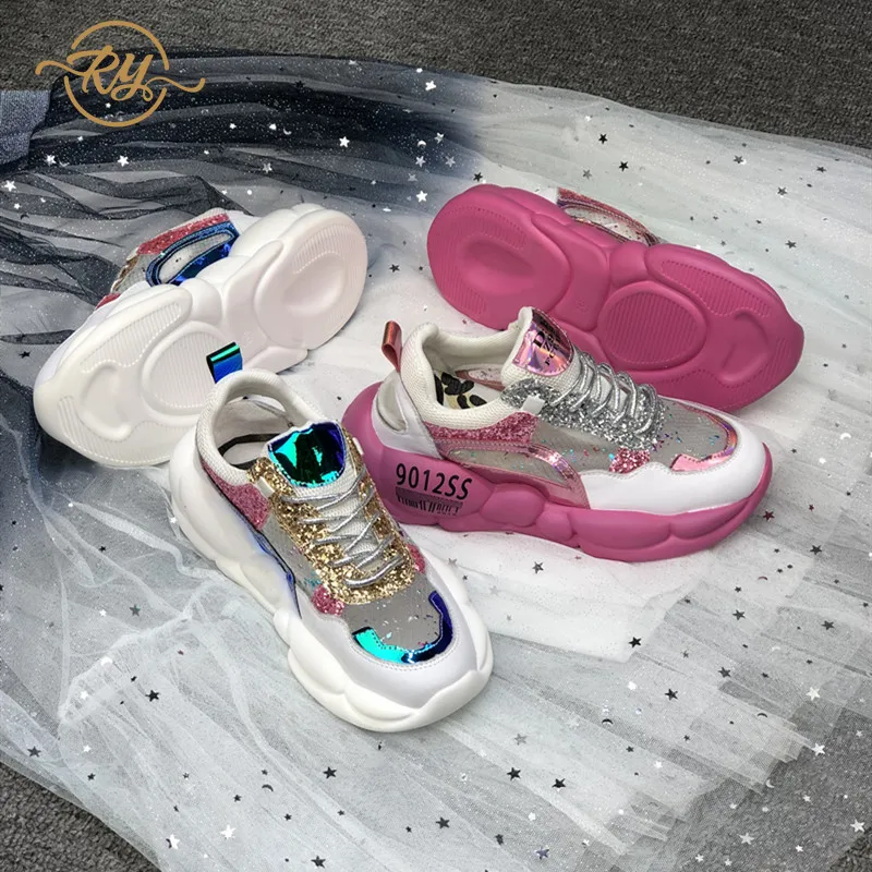 RY RELAA женские кроссовки 2018 роскошные Брендовые туфли из натуральной кожи обувь на