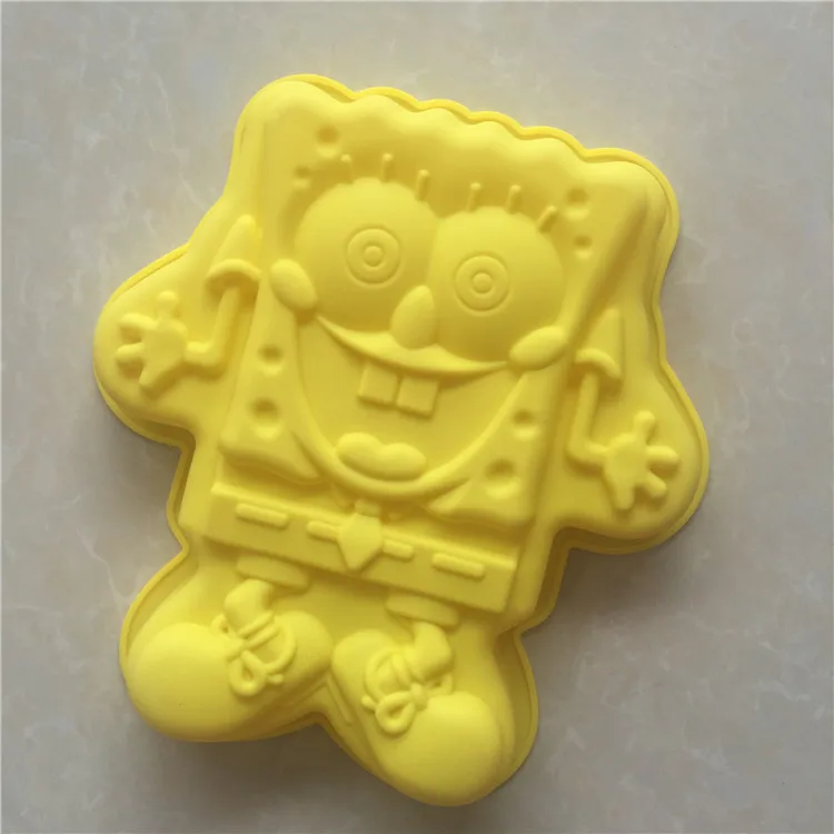 Губка Боб форма для торта на день рождения силиконовый противень выпечки