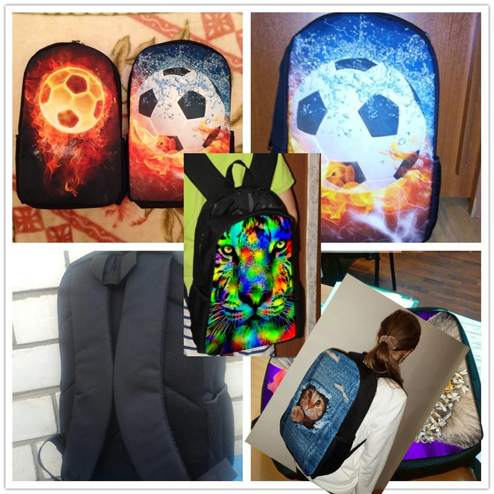 

INSTANTARTS Hot Style School Bag 3pcs Set Nightmare Before Christmas Print Gothic Boys Girls Book Pen Backpack for Teen Student