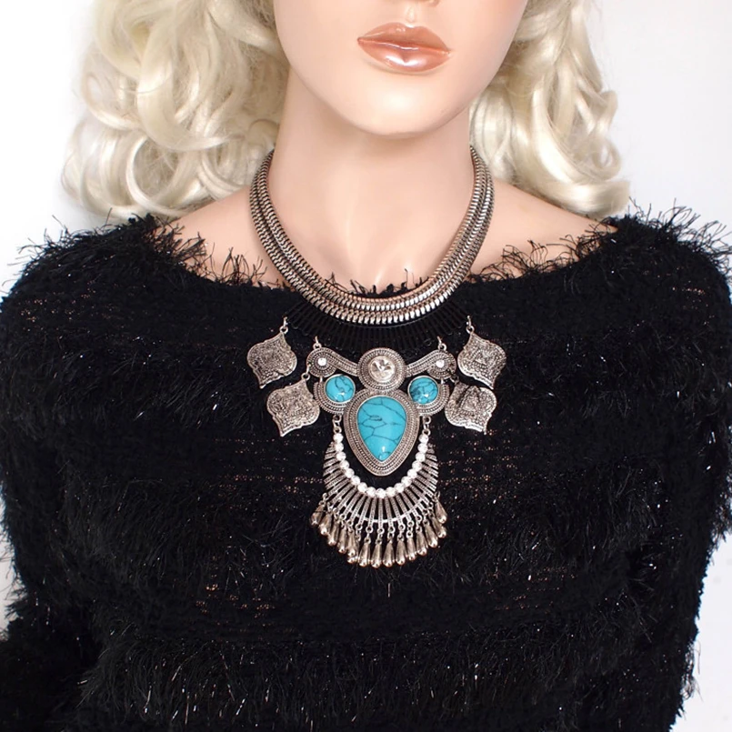 MANILAI винтажное ожерелье с подвеской в виде совы массивная цепочка большие