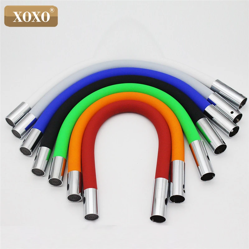 Смеситель для кухни XOXO 1301R 7-цветный смеситель из силикагеля холодной и горячей