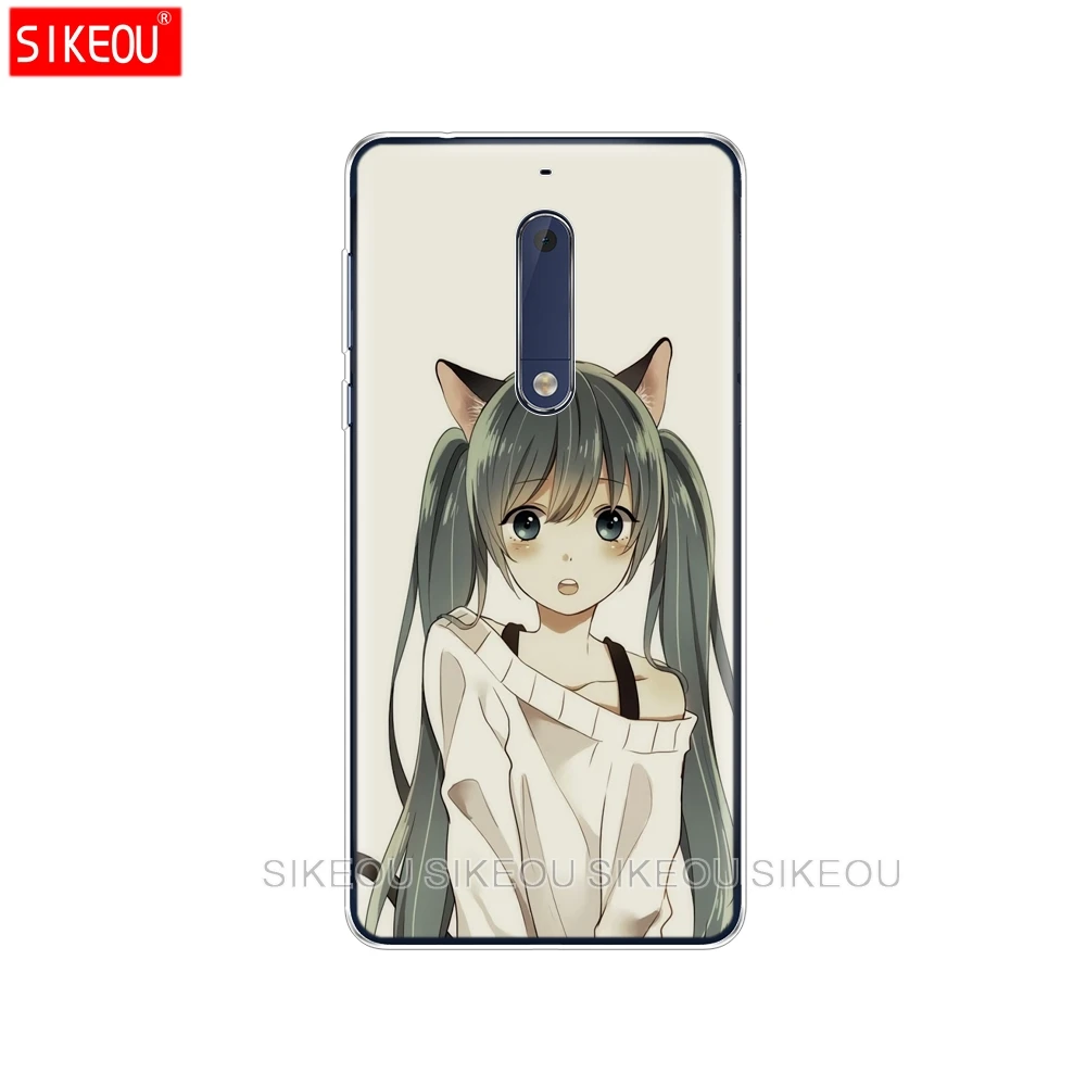 Силиконовый чехол для телефона Nokia 5 3 6 7 PLUS 8 9 /Nokia 1 2 2018 аниме Love Live pink|Бамперы| |