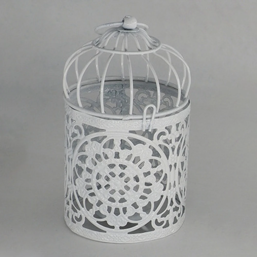 Креативное украшение дома полый Держатель Подсвечники Tealight подвесной фонарь клетка для птиц винтажный Рождественский/Сказочный Свадебный/праздничный Декор