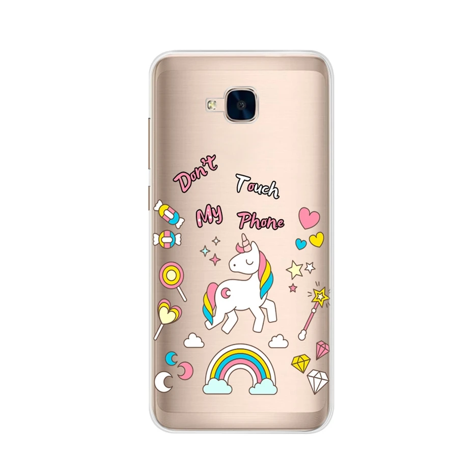 Кофе Чехол для huawei Honor 5C, мягкий силиконовый чехол из ТПУ, чехол s для huawei Honor 5C 5 C, защитный чехол для huawei Honor 5C, бампер - Цвет: Кофе