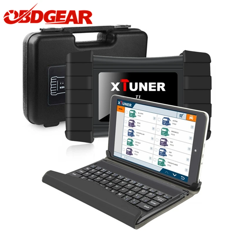 Xtuner T1 WI FI & USB OBD 2 Autoscaner инструмент для тяжелых грузовиков авто интеллигентая (ый)