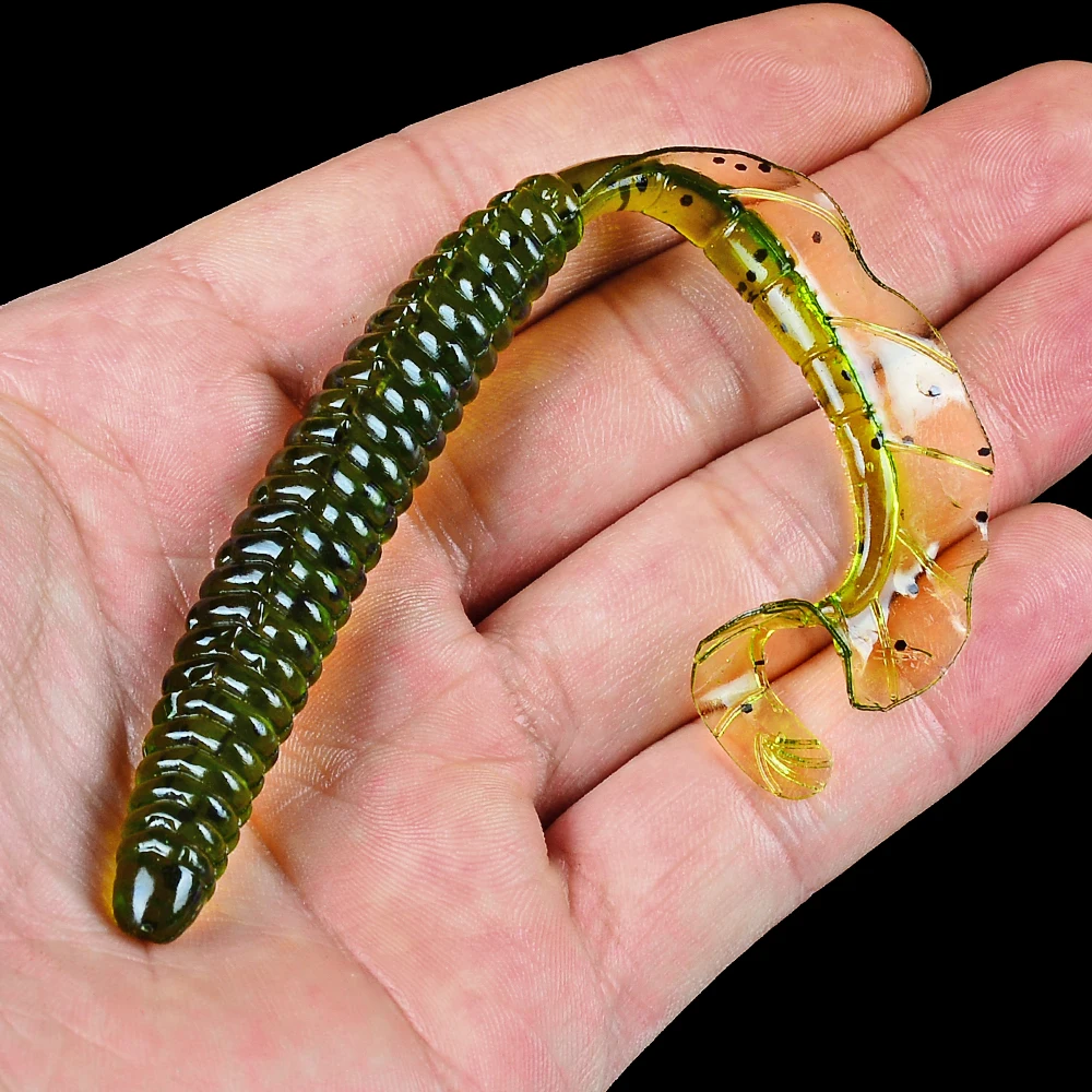 10 шт./лот приманка для рыбной ловли Мягкая ручной работы 14 5 см 7 дюйма рыболовные