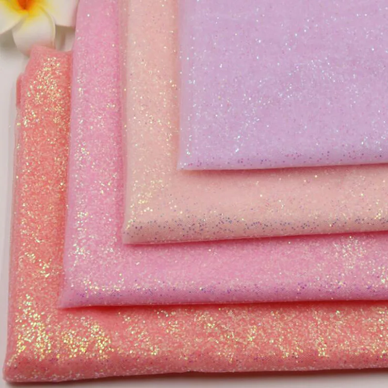 Блестящая сетчатая ткань декоративная с блестящим порошком поставка вечерние