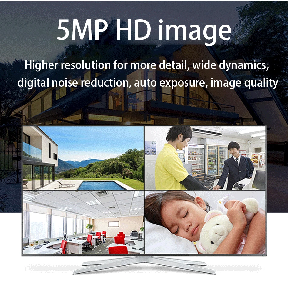 4MP 5MP SONY IMX335 AHD аналоговая наружная пуля 3,6 мм камера высокой четкости камера наблюдения AHD CCTV камера securet