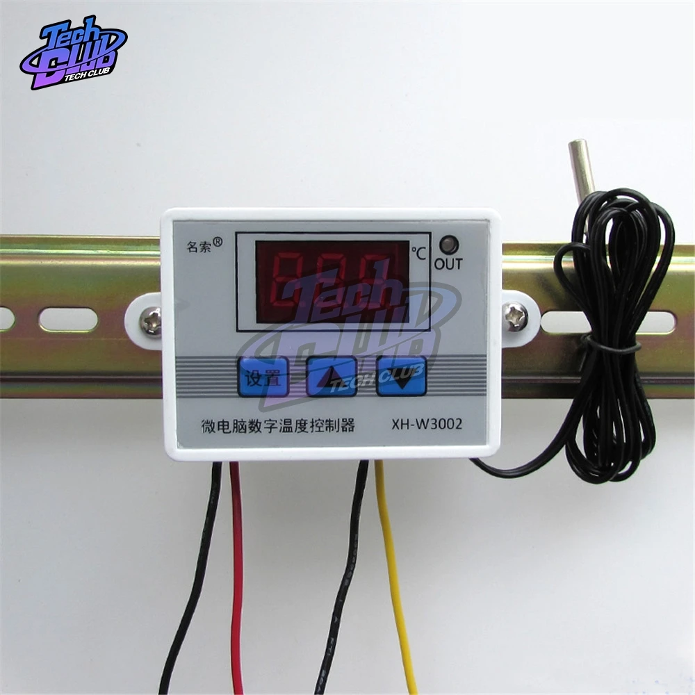 XH-W3002 W3002 AC 110V-220V DC 12V 24V Led Digital Thermoregulator Thermostat Temperature Controller Control Switch Meter | Инструменты