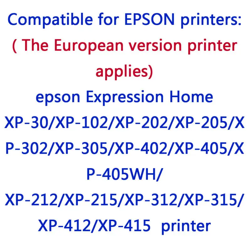 5 шт. совместимый чернильный картридж для t1811 Epson XP 402 405WH 405 215 312 415 412 315 212|ink
