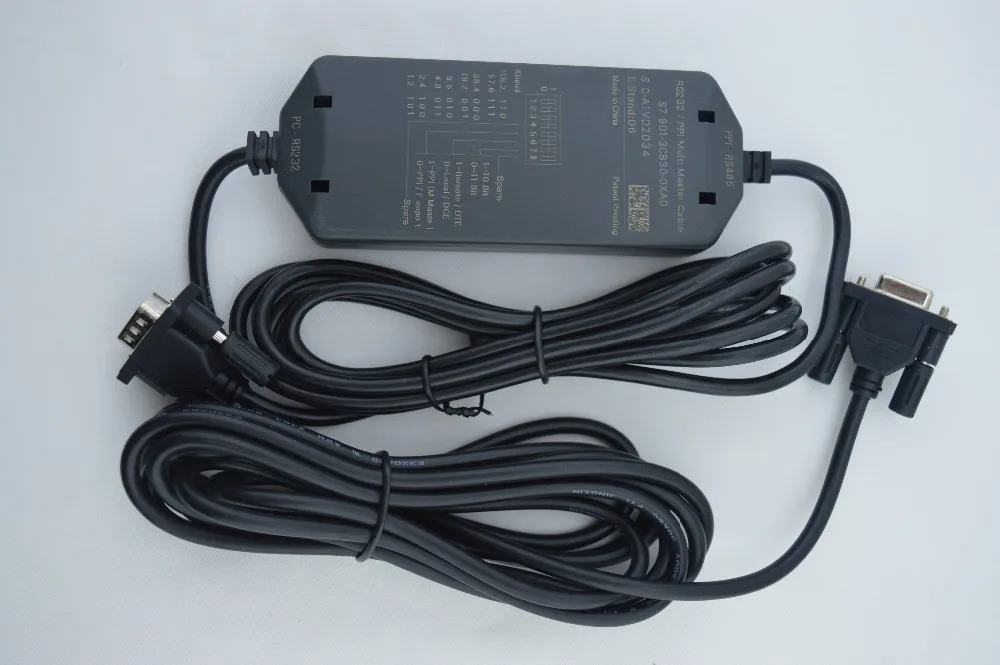 Полная защита изолированный RS232/PPI PC/PPI Multi-Master Кабель для программирования PLC SIMATIC S7-200 и HMI 6ES7 901-3CB30-0XA0