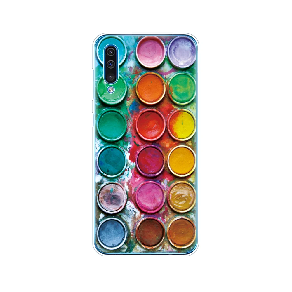 Чехол для samsung Galaxy A50, силиконовый чехол для задней панели телефона, чехол для samsung A50 A505 A505F, SM-A505F бампер, 6,4 дюймов