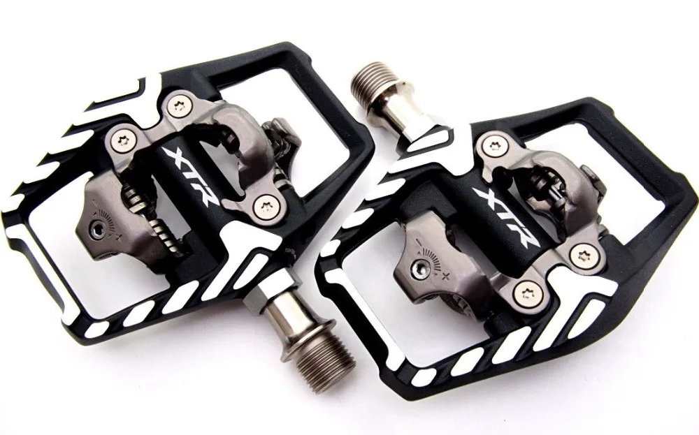 Shimano XTR M9100 M9120 горный велосипед SPD бесклипсовый гоночный набор педалей и шипы обновление для M9000 M9020