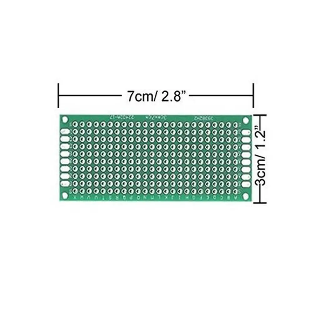 MCIGICM 3000 шт. двухсторонний Прототип PCB diy универсальная печатная плата 3x7 см |