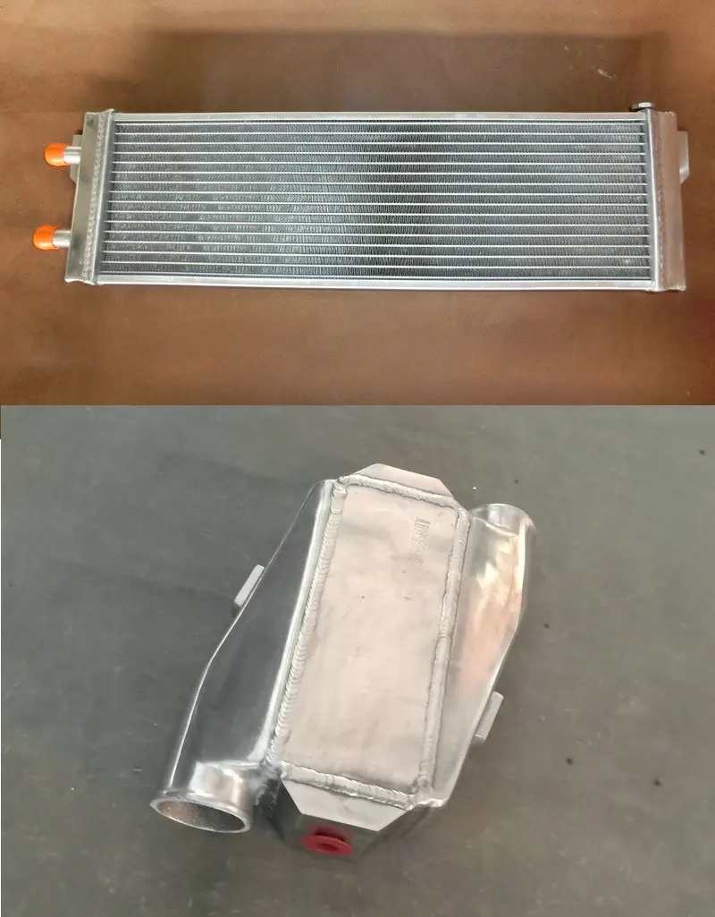 Универсальный алюминиевый жидкий теплообменник воды в воздух интеркулер турбо