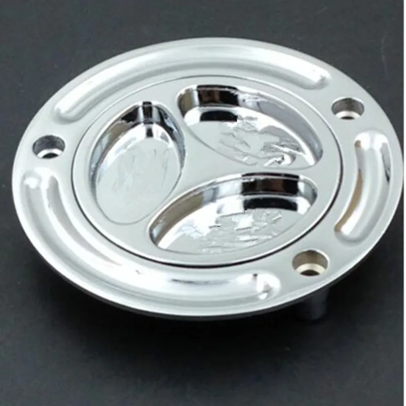 Черная хромированная мотоциклетная топливная Бак Газовая Крышка для Suzuki GSX R 600 750