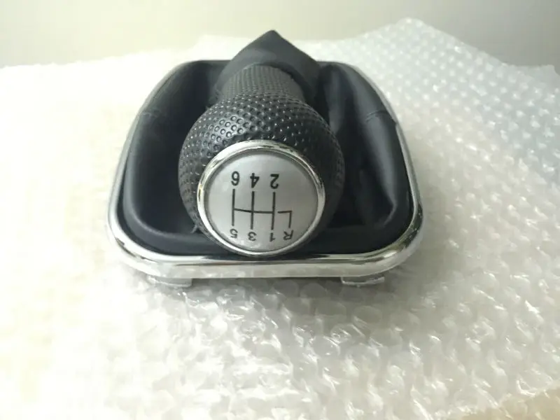 FAT Бесплатная доставка 12 мм серебряная крышка 6 ручка переключения передач для Golf