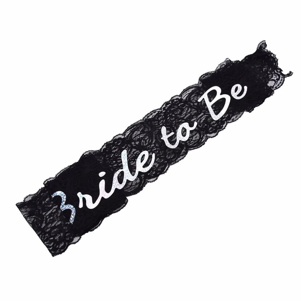 Девушки Девичник душ нарядное курица вечерние с надписью &quotBride to Be&quot кружевные