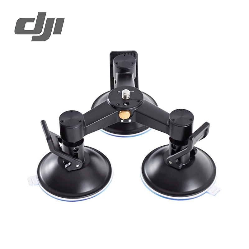 DJI Osmo тройное крепление на присоске основание 1/" Резьбовая резьба позволяет использовать различные аксессуары, совместимые с Osmo серии