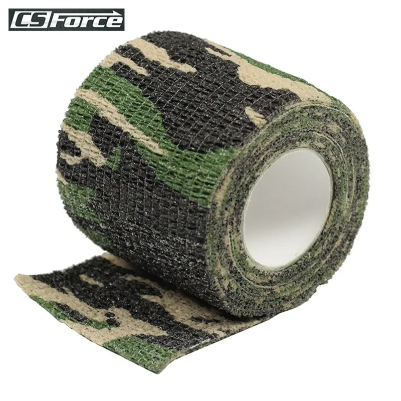 Elastic Stealth Military Waterproof Hunting Camouflage Tape For Gun Paintball CS War Airsoft Refle Shooting Camping Travel Kit|camouflage tape|for