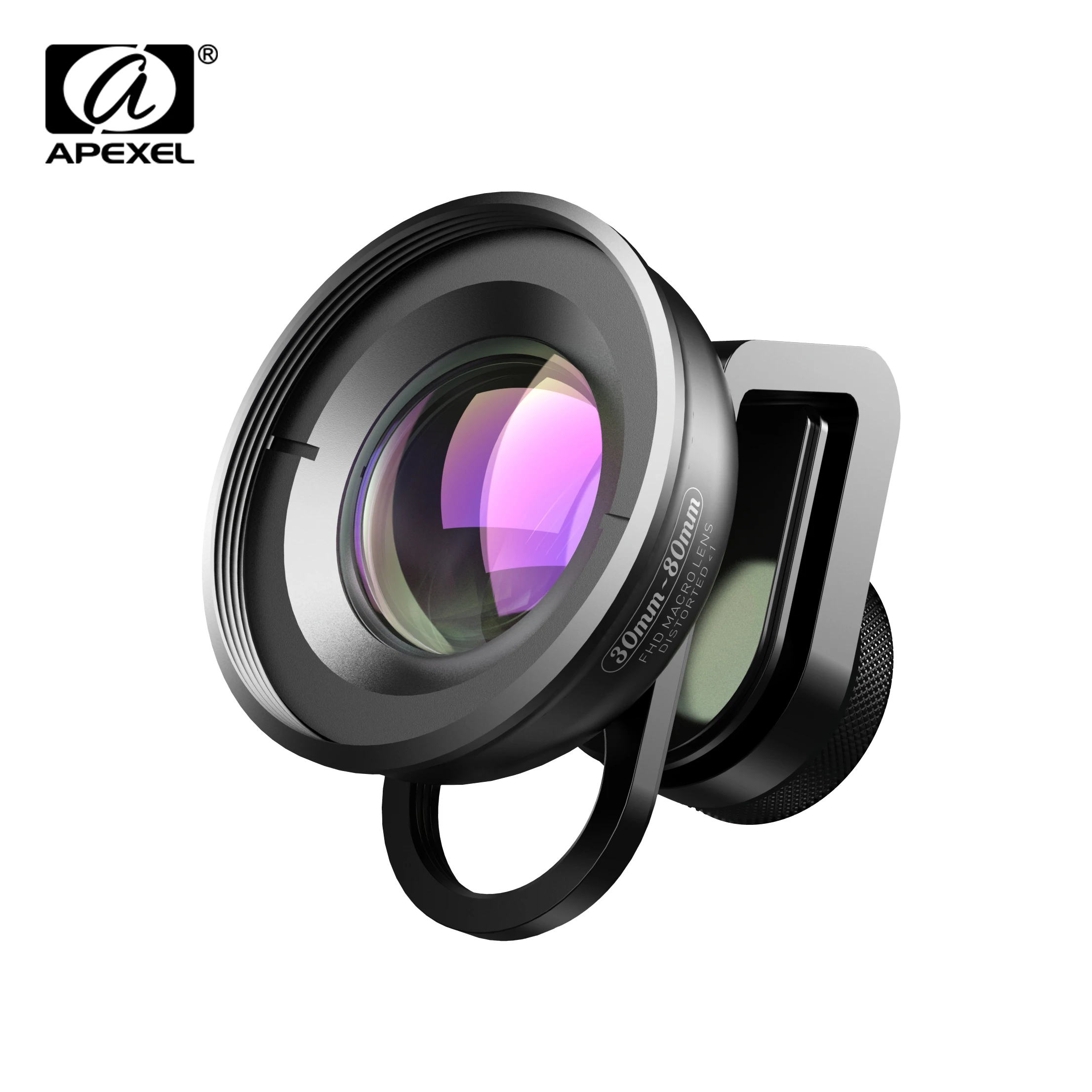 Макрообъектив APEXEL HD Optic 30 мм 80 объектив для камеры телефона 10x супермакро