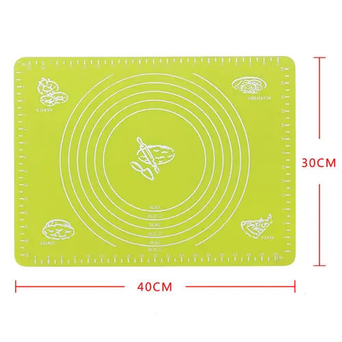 Силиконовый коврик для выпечки, тесто для пиццы, Кондитерская Скалка, кухонные гаджеты, инструменты для приготовления пищи, посуда для выпечки, принадлежности, продукты - Цвет: 08