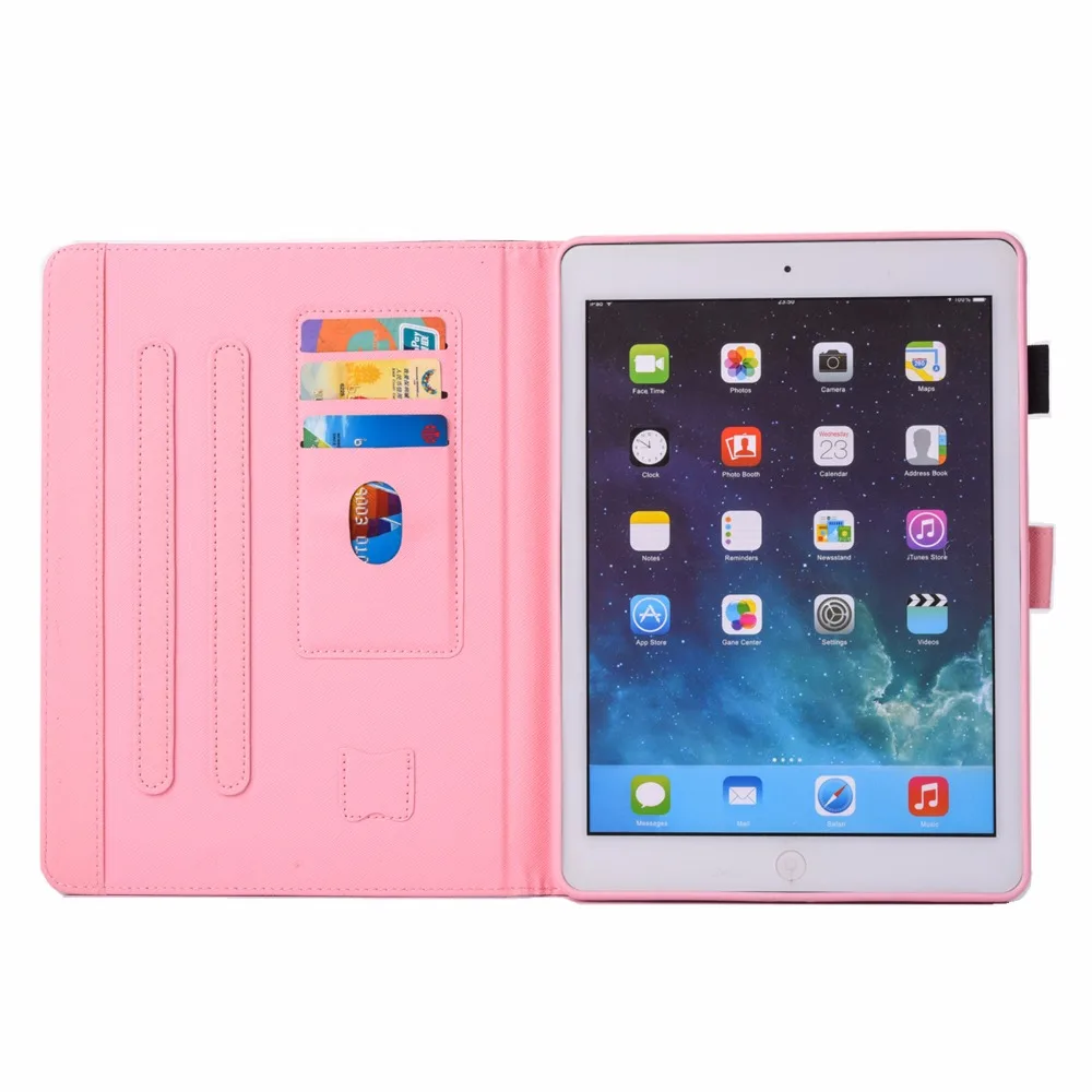 Модный чехол для планшета с художественным принтом для iPad Air, кожаный чехол-книжка на магнитной застежке, чехол s, чехол для iPad Air 1 Air 2, iPad 9,7