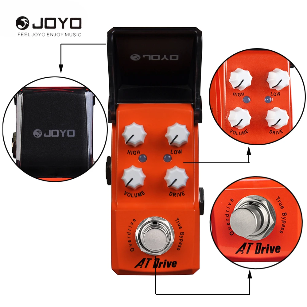 JOYO Ironman серии JF 305 на диск Overdrive Мини педаль эффектов Правда Обход|joyo ironman|mini effect
