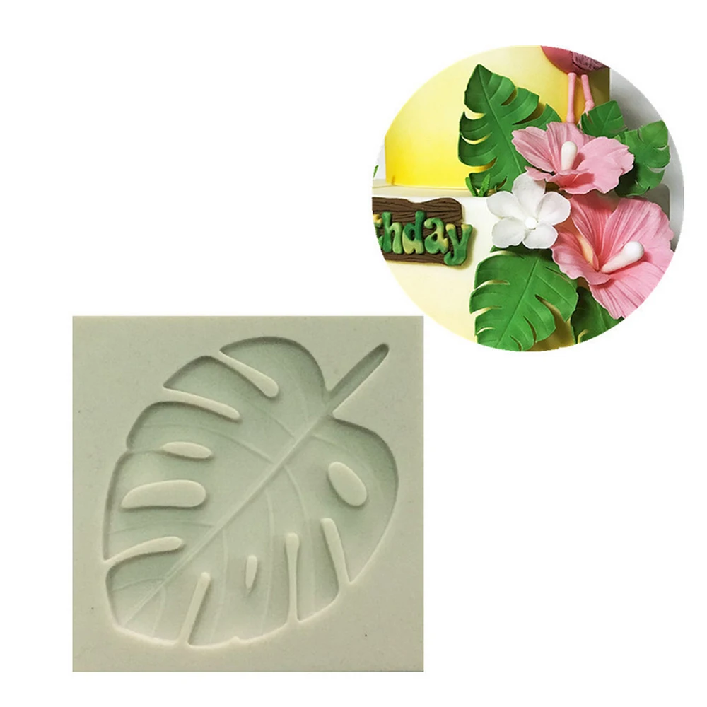 Sugarcraft силиконовая форма в виде листьев конфеты Полимерная глина помадка торт