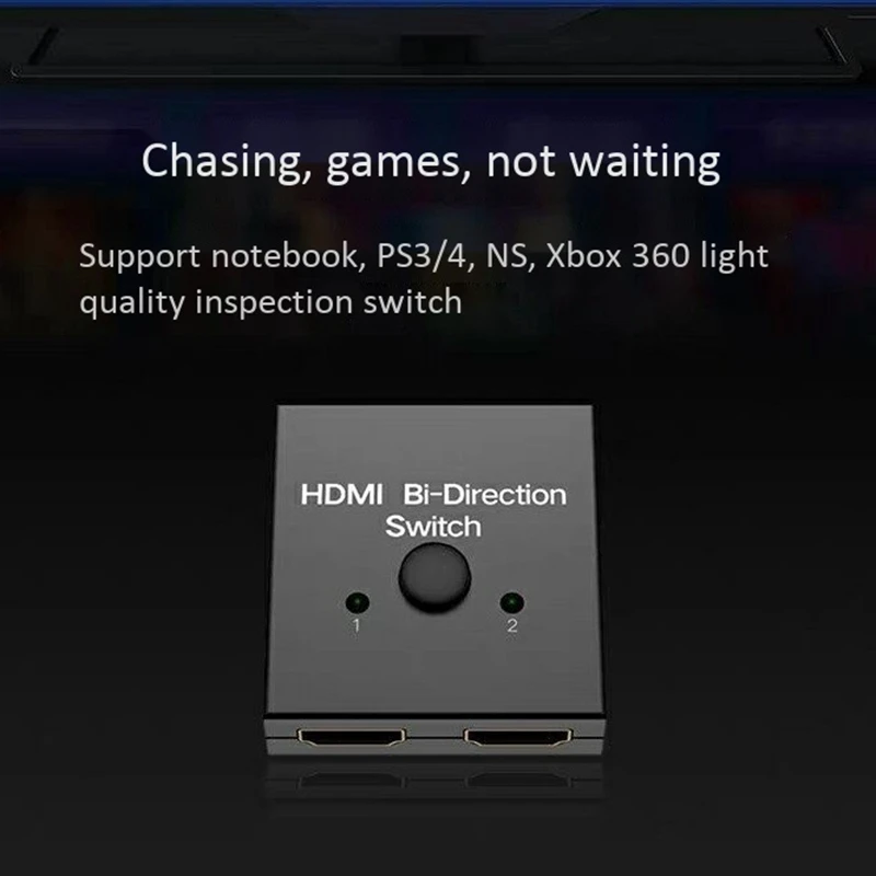 2 в 1 Hdmi двухпозиционный переключатель двунаправленный 0 10 Гбит/с трансмиссия