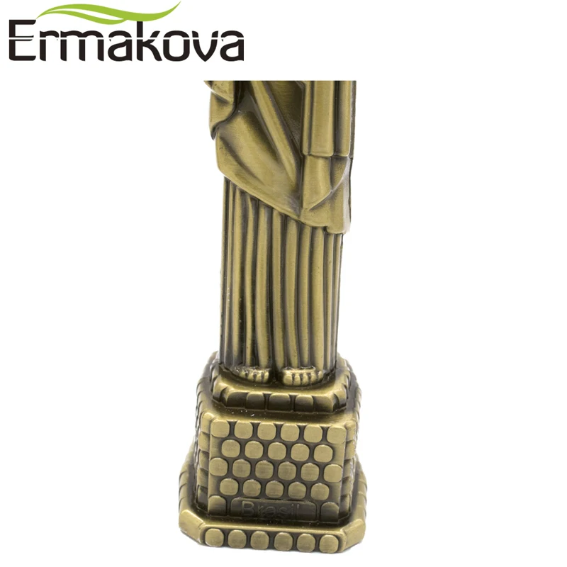 ERMAKOVA металлическая бразильская Статуэтка Crist Redentor Jesus Статуэтка Христос Искупитель Статуэтка Иисуса Христа католический подарок домашний декор