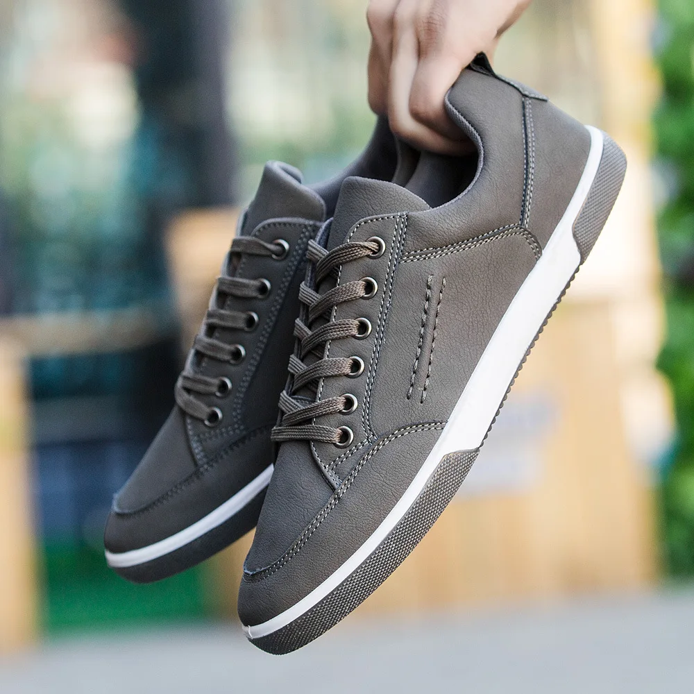 Hot sales Classtic men's low band shoes retro-style Adult Casual sanded Pu leather boat | Обувь