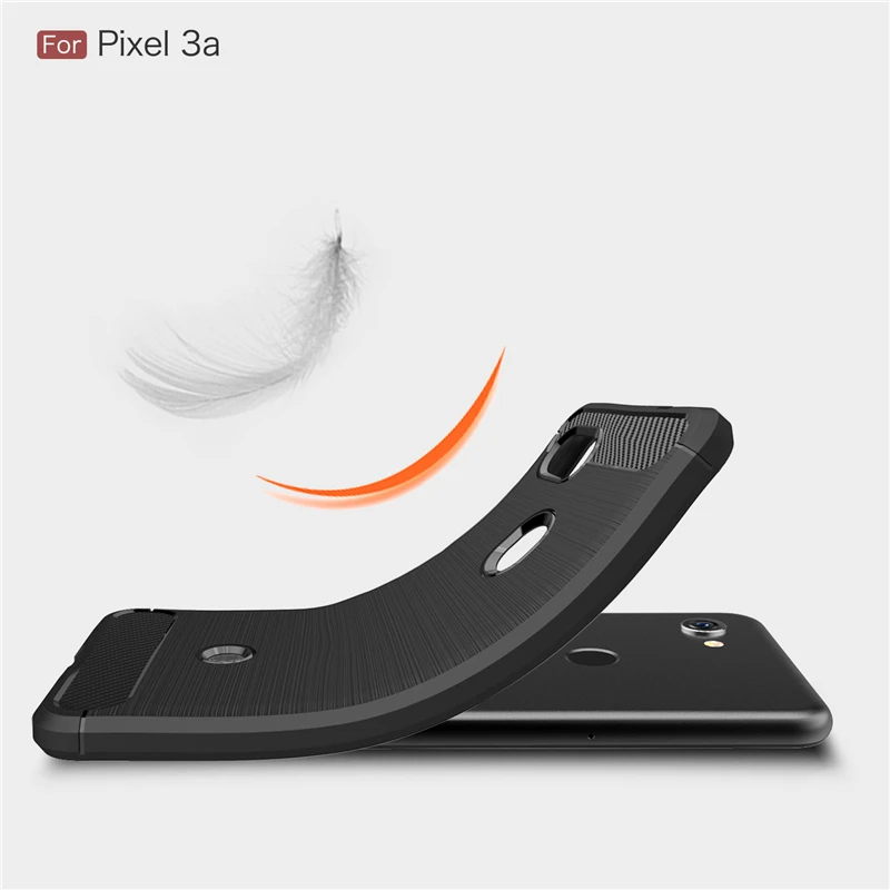 Чехол для Google Pixel 3A мягкий силиконовый Жесткий Бампер Из Поликарбоната чехол