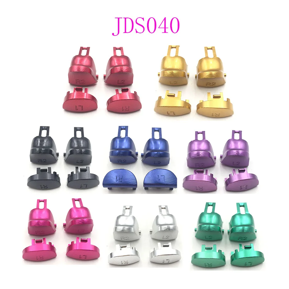 Металлические алюминиевые кнопки для контроллера Sony PS4 Pro JDS 040 L1 R1 L2 R2 набор кнопок