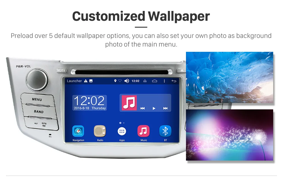 Harfey 2Din Android 8,0 " Автомагнитола для Lexus RX 400h RX 330 RX 350 RX 300 Toyota Harrier gps мультимедийный плеер головное устройство