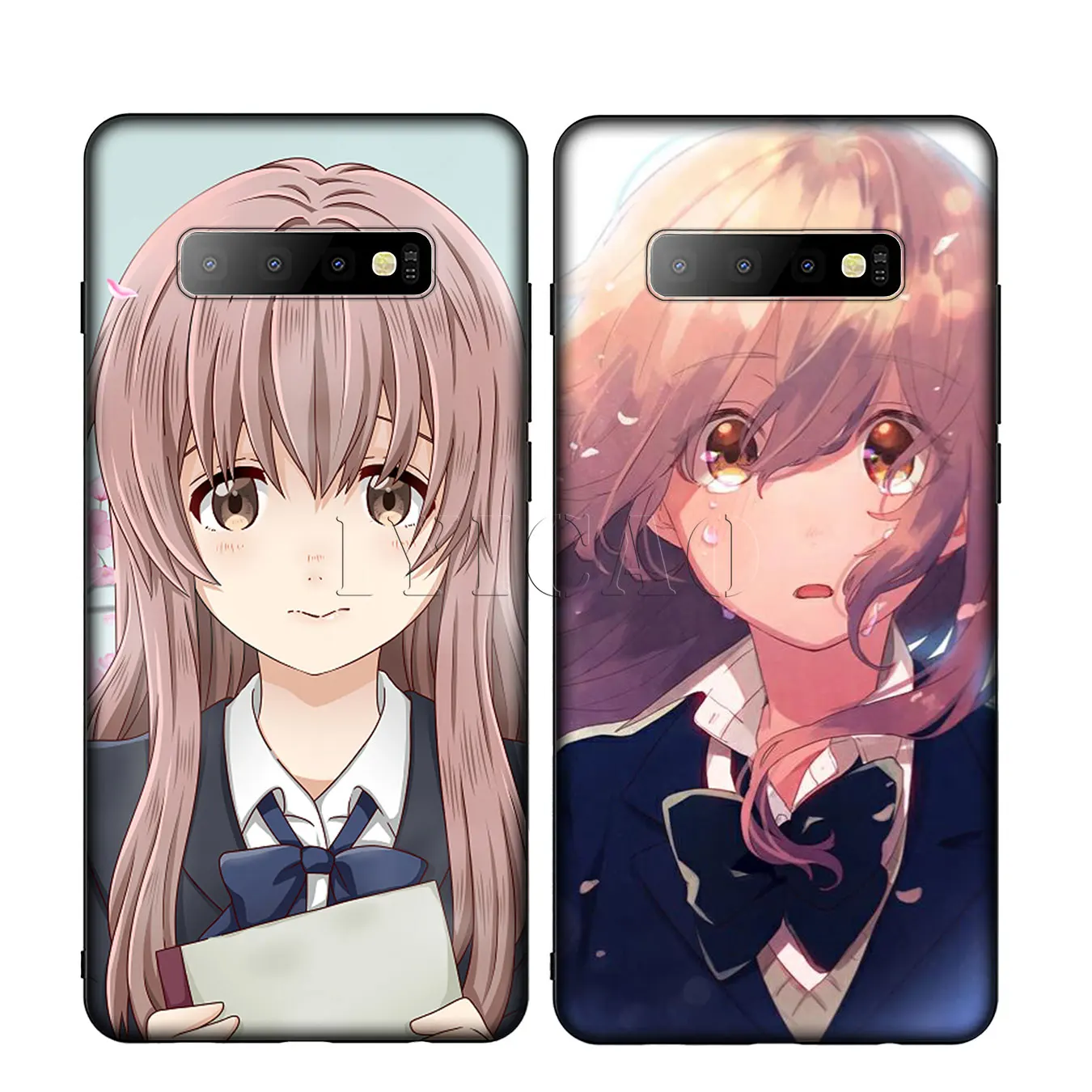 IYICAO Cartoon A Silent Voice All Kind of Color Anime Silicone Soft Case for Samsung Galaxy S10 S9 S8 Plus S6 S7 Edge S10e E |