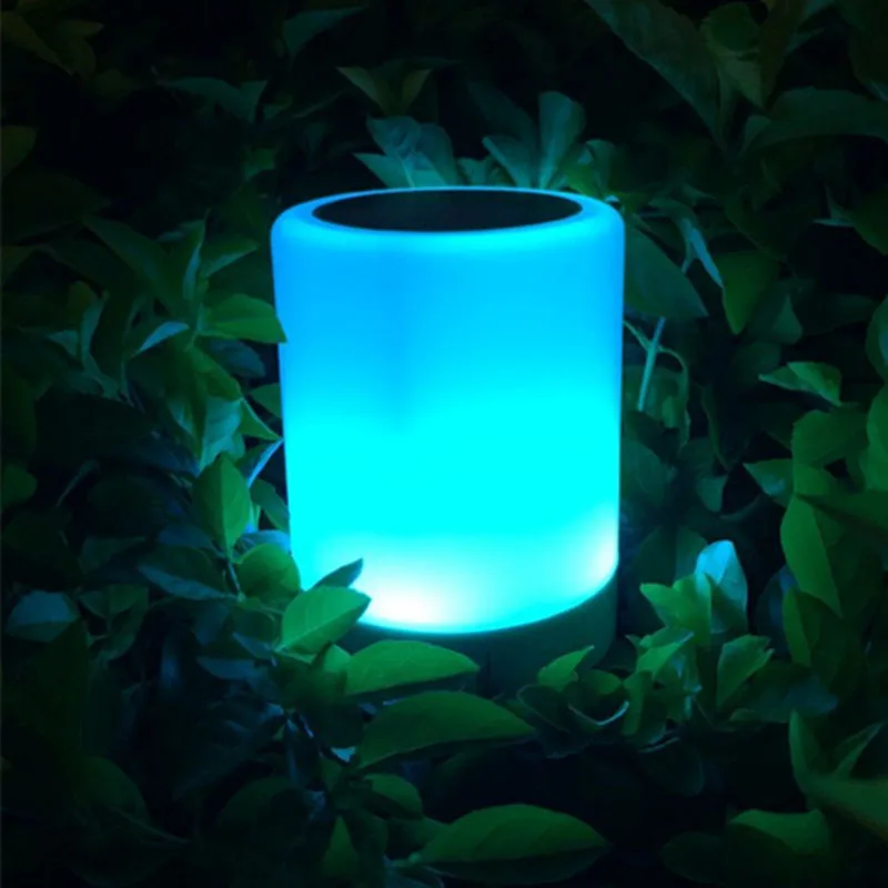 Новая цветная настольная лампа Bluetooth колонка портативная Мини Беспроводная TF