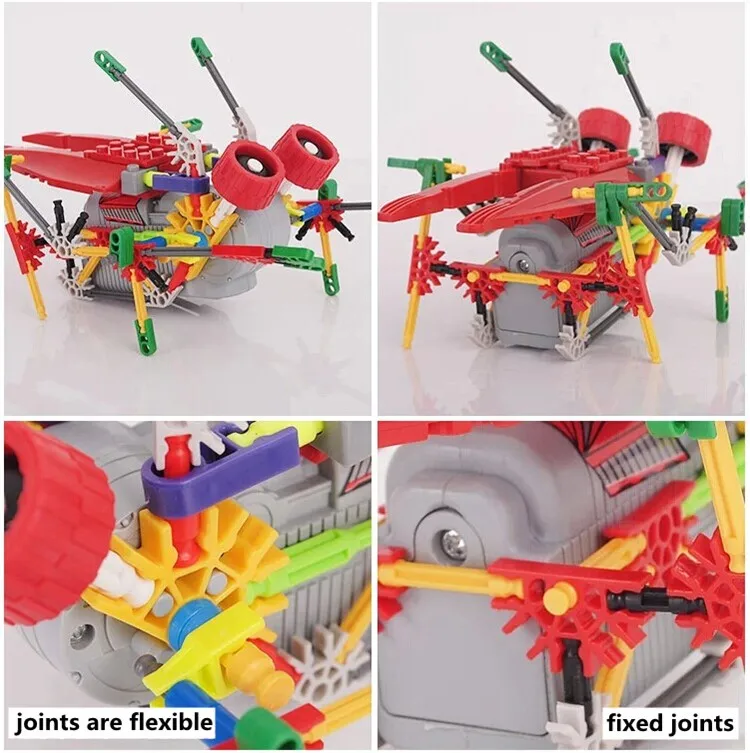 Творческая сборка моделей роботов на электродвигателе и игрушки для строительства, хобби, обучение детей, блоки передач для подарков мальчикам.