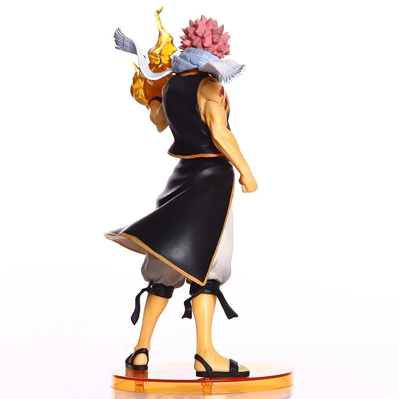 23 см аниме Fairy Tail Нацу ПВХ рис dragneel 1/7 Весы окрашенные фигурку Коллекционная