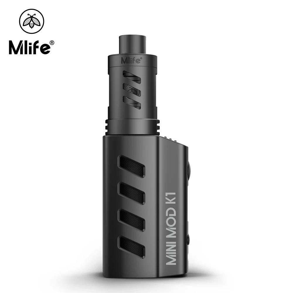 100% Оригинальные Mlife K1 50 Вт Vape Mod Kit электронная сигарета с 1200 мАч Батарея