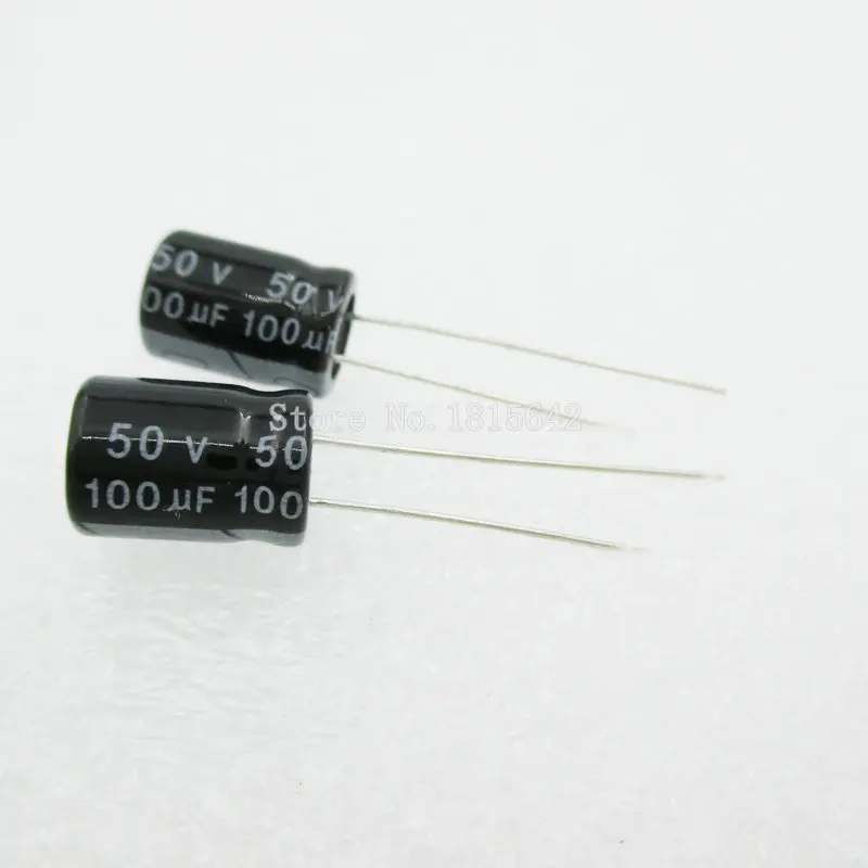 Алюминиевый электролитический конденсатор 20 шт./лот 100 мкФ Ф 50 в 8*12 | Электронные