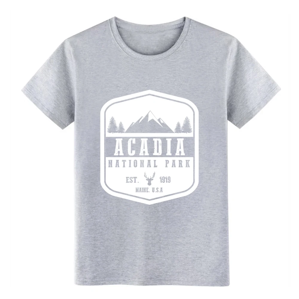 Acadia National Park футболка на заказ с круглым вырезом фото Удобная весенне осенняя
