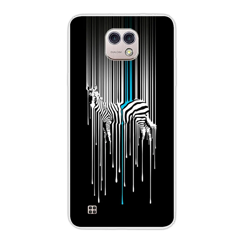 5.2&quot For LG X cam Phone Case Luxury Fundas for Cam K580 K580DS Coque Soft Silicone Lg x Cases Funny Cat Back Covers |