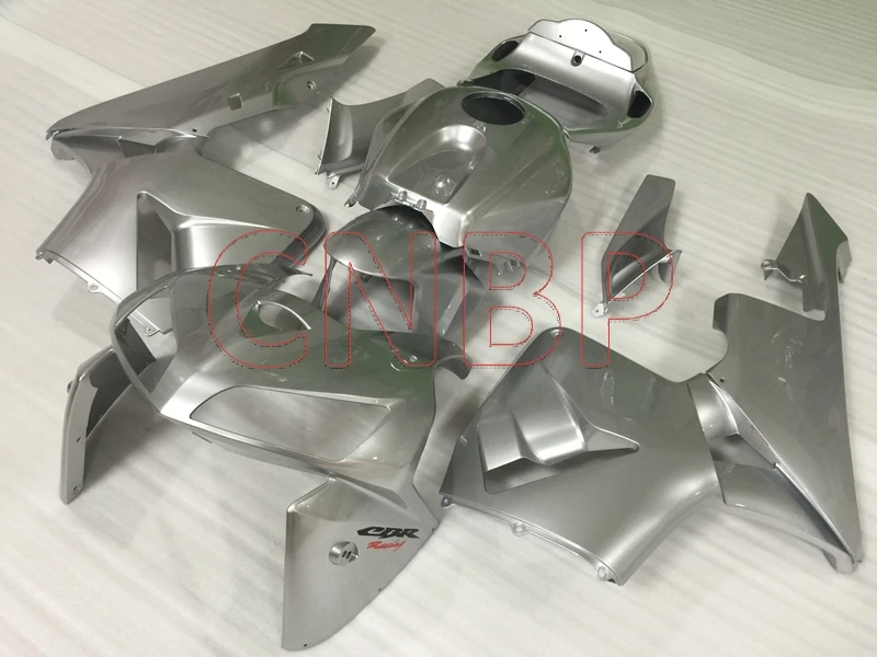 Комплекты обтекателей CBR 600 RR 2005 2006 серебристо серый обтекатель для Honda CBR600RR 06 Abs
