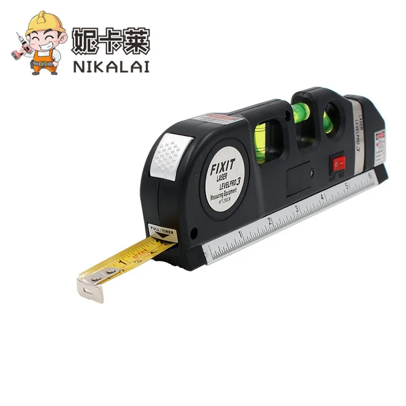 Новый точный лазерный уровень горизонтальное вертикальное измерение 8FT