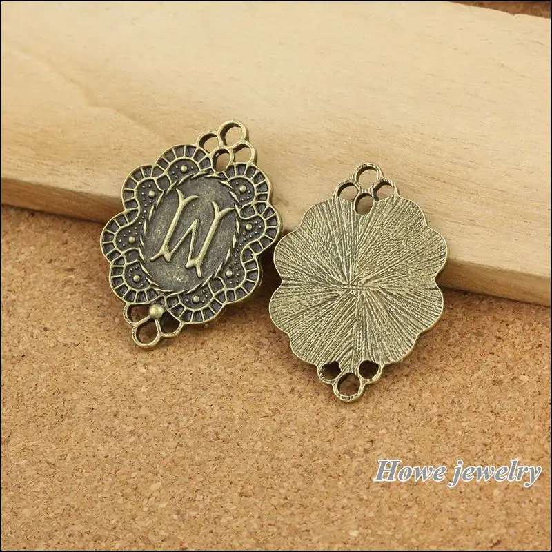 Винтажная Подвеска из искусственной бронзы в стиле ретро 24 шт. ювелирные изделия